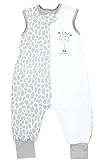 TupTam Baby Unisex Winter Schlafsack mit Beinen 2,5 Tog, Farbe: Giraffe, Größe: 104-110