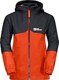 Jack Wolfskin Jungen Iceland 3in1 B Jacket, Wild Brier, 164 EU