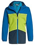 Vaude Unisex Kinder Kids Escape 3in1 Jacket Doppeljacke, radiate/green, 134/140