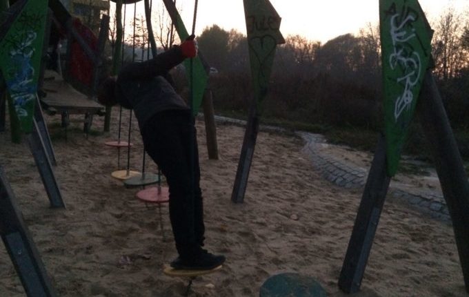 Spielplatz in der Zossener Straße - Parcours