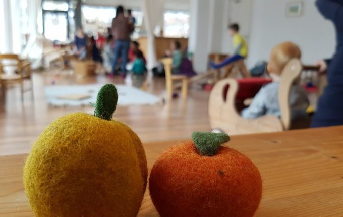 Kindercafé Sonnenkind - Obst aus Filz