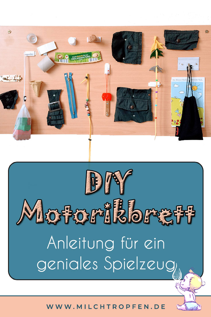 DIY Motorikbrett - Anleitung für ein geniales Spielzeug