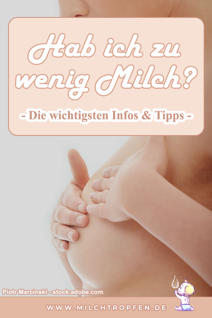 Hab ich zu wenig Milch? - Die wichtigsten Infos & Tipps | Mehr Infos auf www.milchtropfen.de