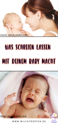 Baby schreit | Mehr Infos auf www.milchtropfen.de